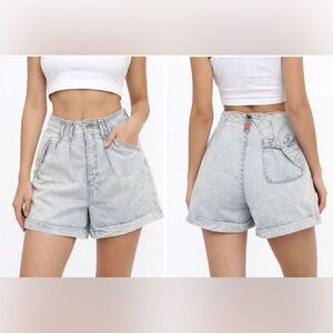 Vintage 80’s Bonjour Bermuda Jean Shorts Size 5/6